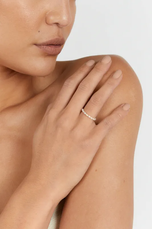 ST VALENTINE FULL PEARL RING sold by Dissh
