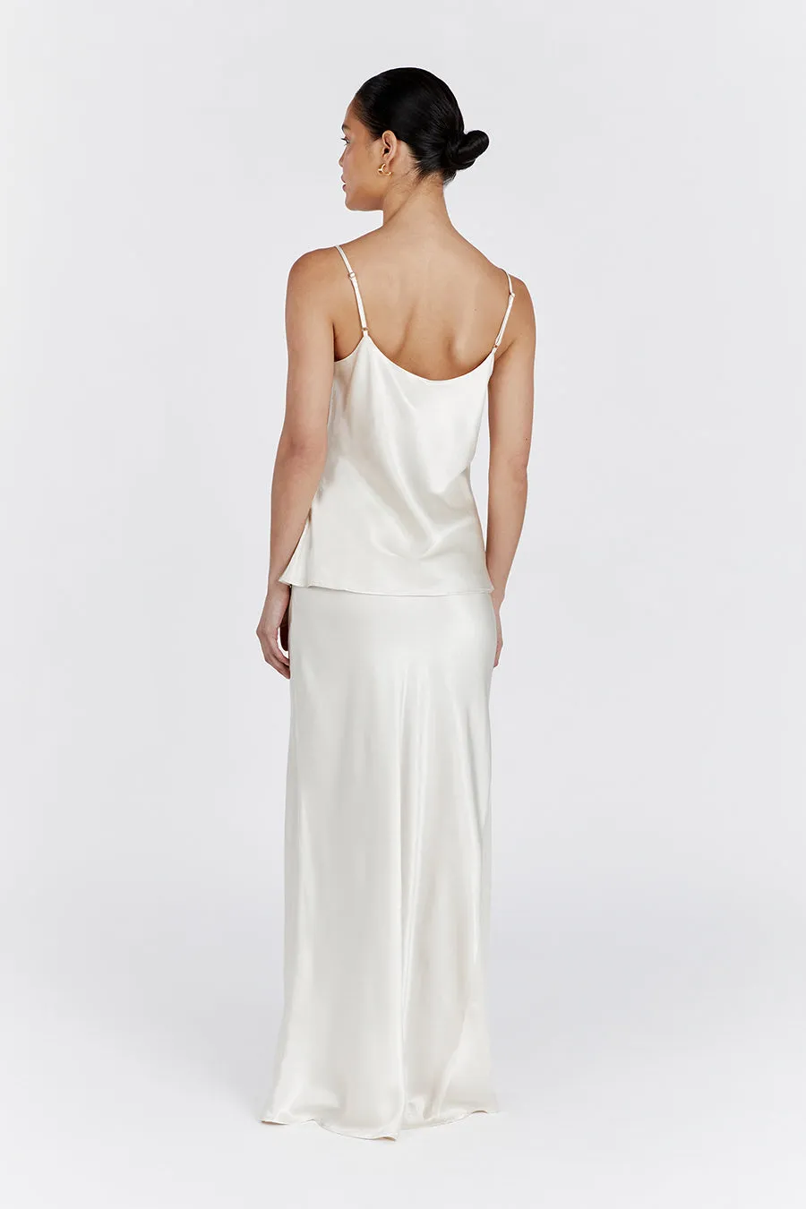 MYA CREAM SATIN CAMI sold by Dissh product image thumbnail 4