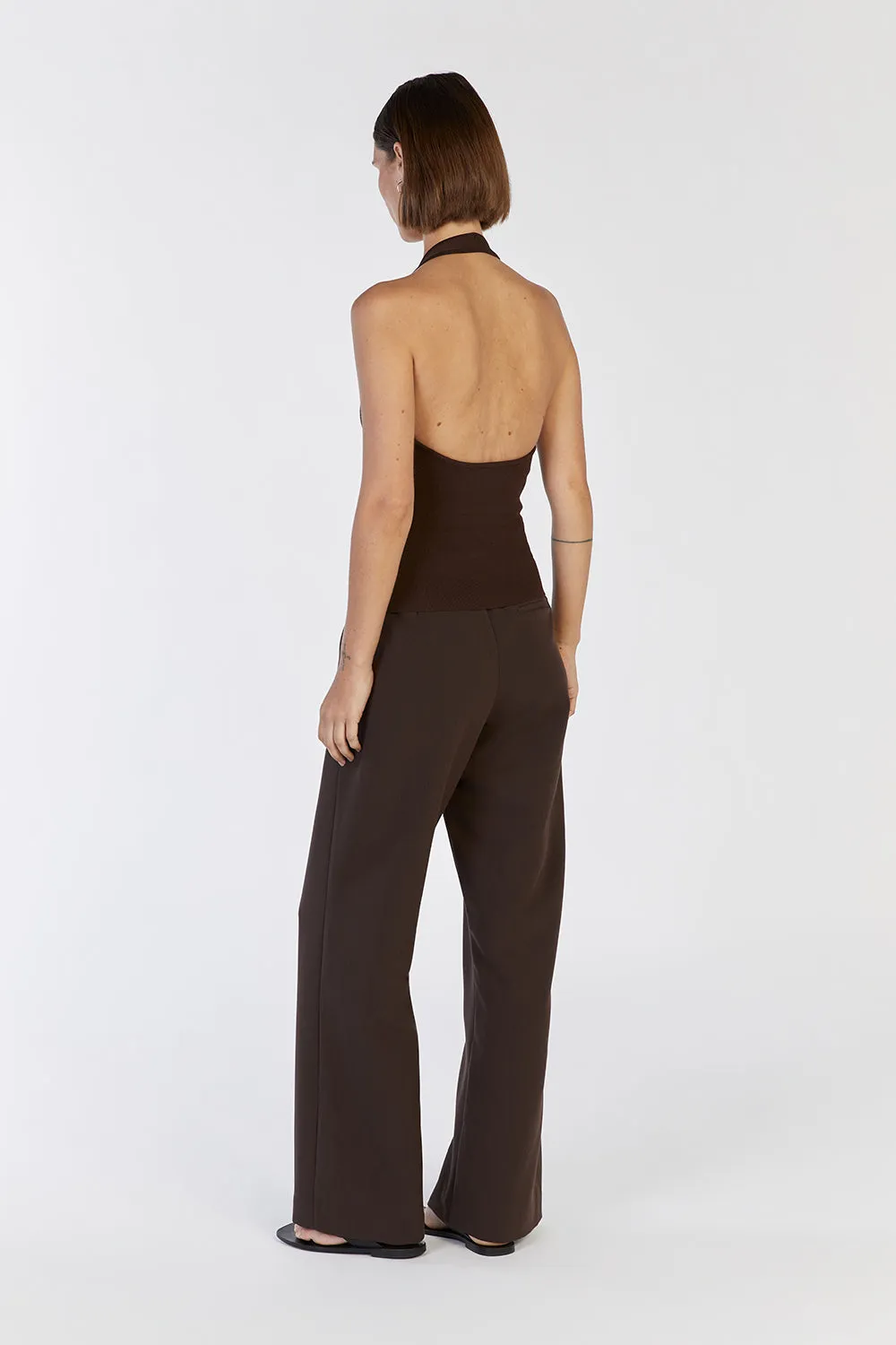 KARLIE CHOC HALTER TOP sold by Dissh product image thumbnail 4