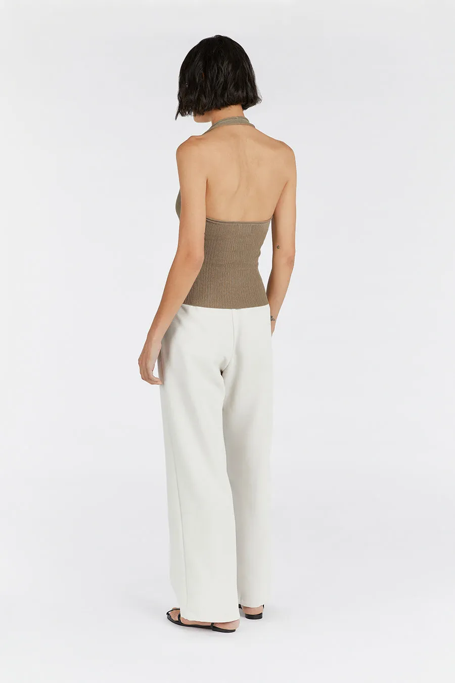 EDDISON MOSS KNIT HALTER TOP sold by Dissh product image thumbnail 4