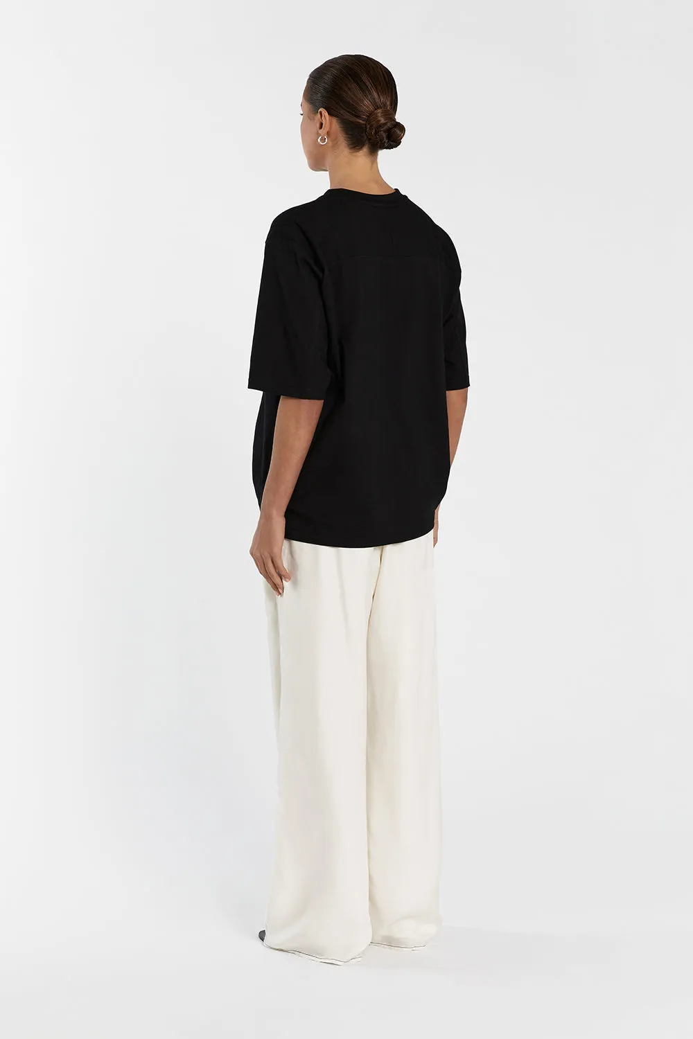 CHANCE BLACK SIGNATURE COTTON TEE sold by Dissh product image thumbnail 5