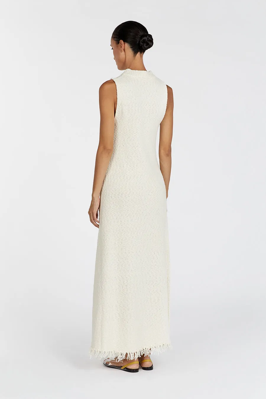 DAKOTA NATURAL HIGH NECK MAXI DRESS sold by Dissh product image thumbnail 4