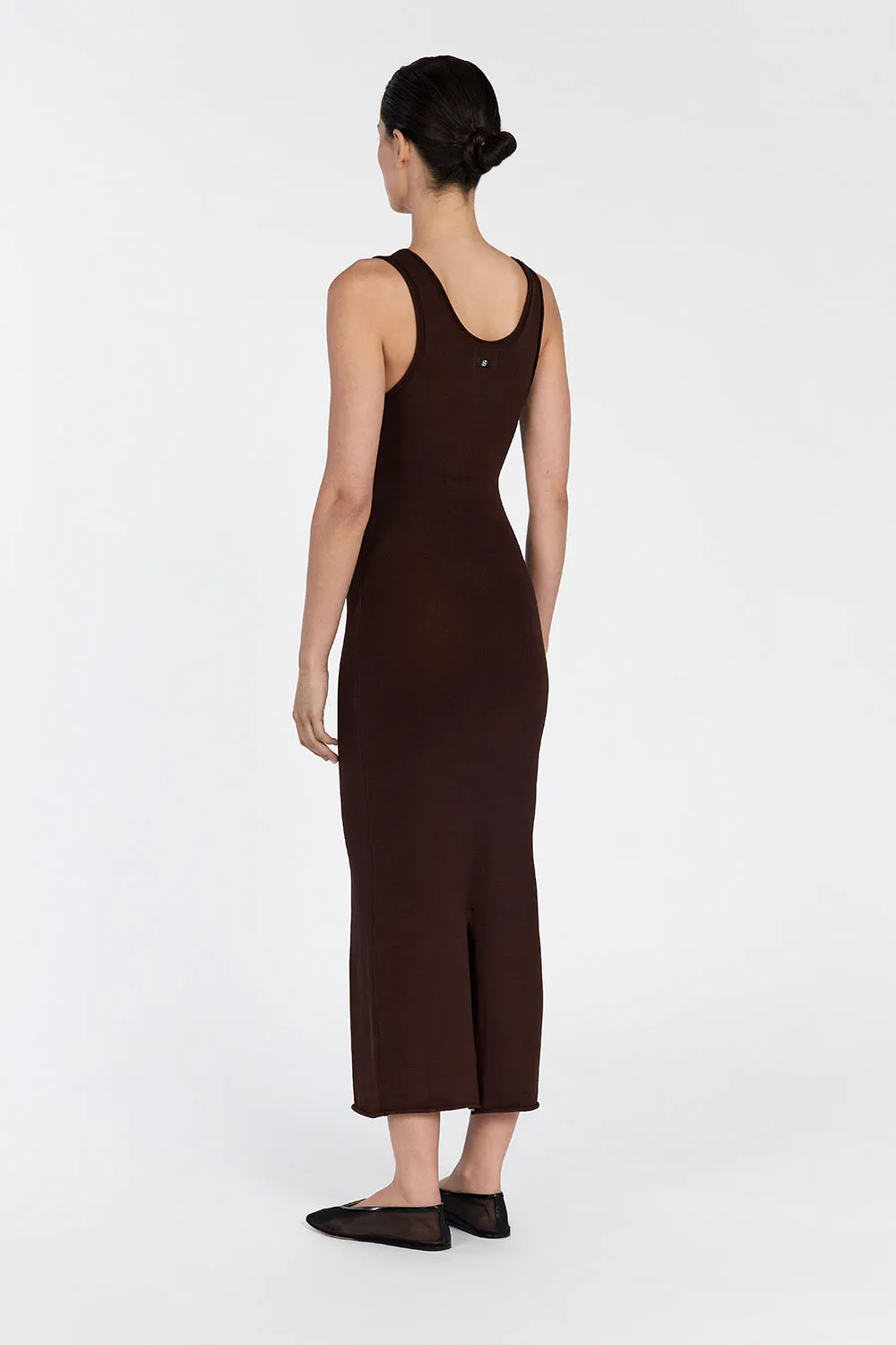 ROMA CHOC MAXI DRESS sold by Dissh product image thumbnail 4