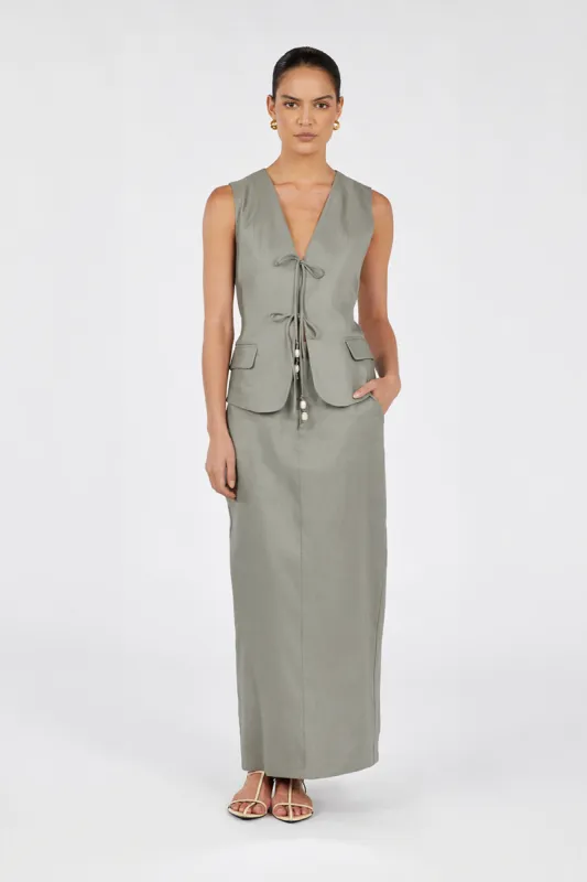 LUCCA VINE MIDI SKIRT sold by Dissh