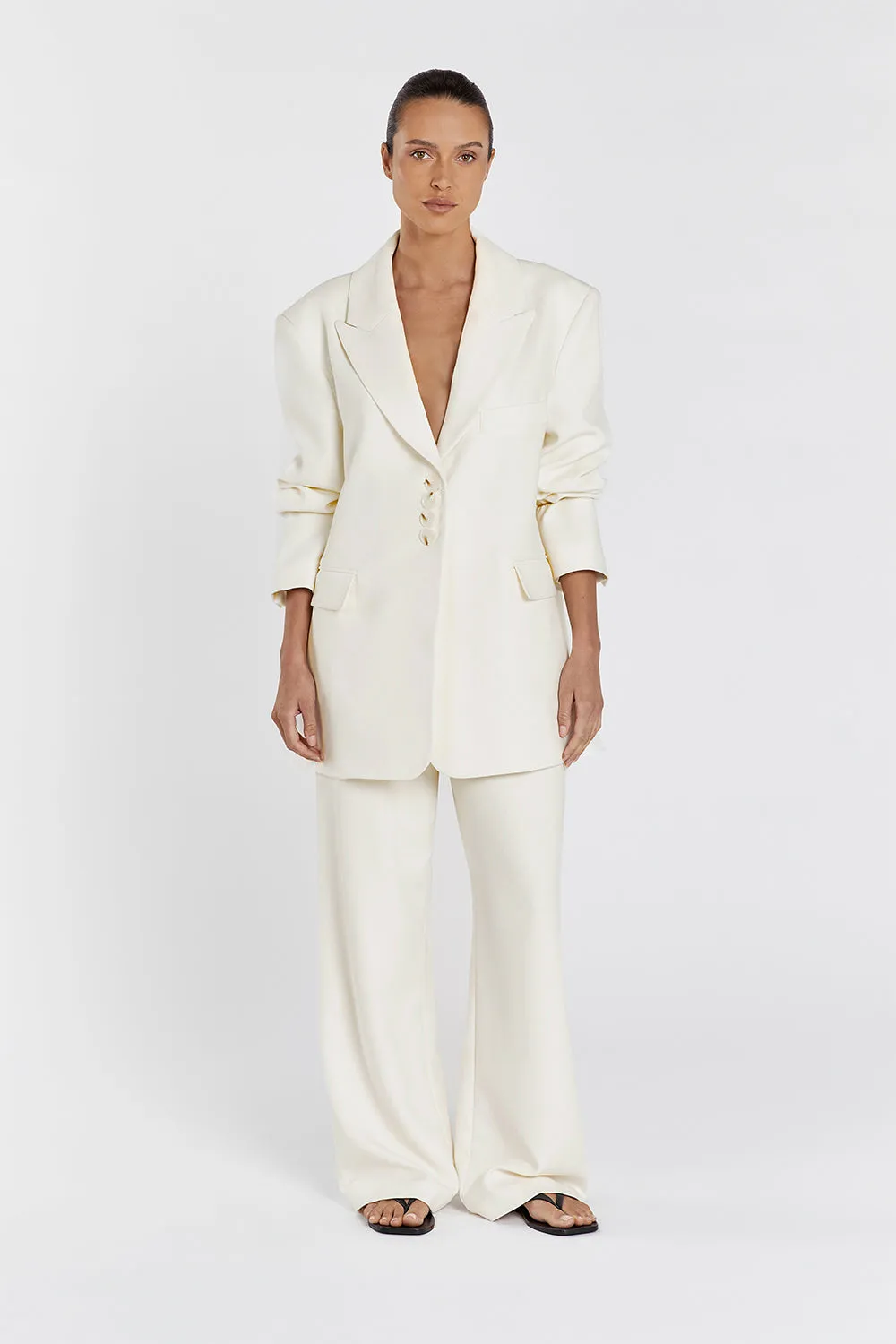 CAREY CREAM BLAZER sold by Dissh product image thumbnail 2
