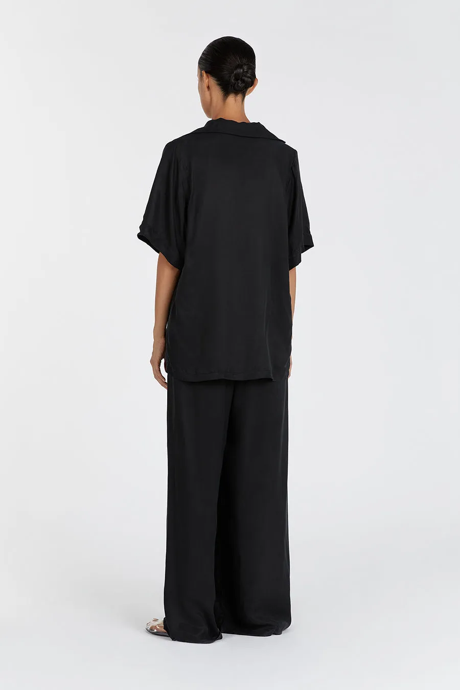 KINGSTON BLACK SHORT SLEEVE SHIRT sold by Dissh product image thumbnail 4