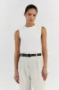 ROMY OFF WHITE SLEEVELESS TOP sold by Dissh