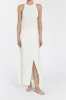GEMMA OFF WHITE MIDI SKIRT sold by Dissh