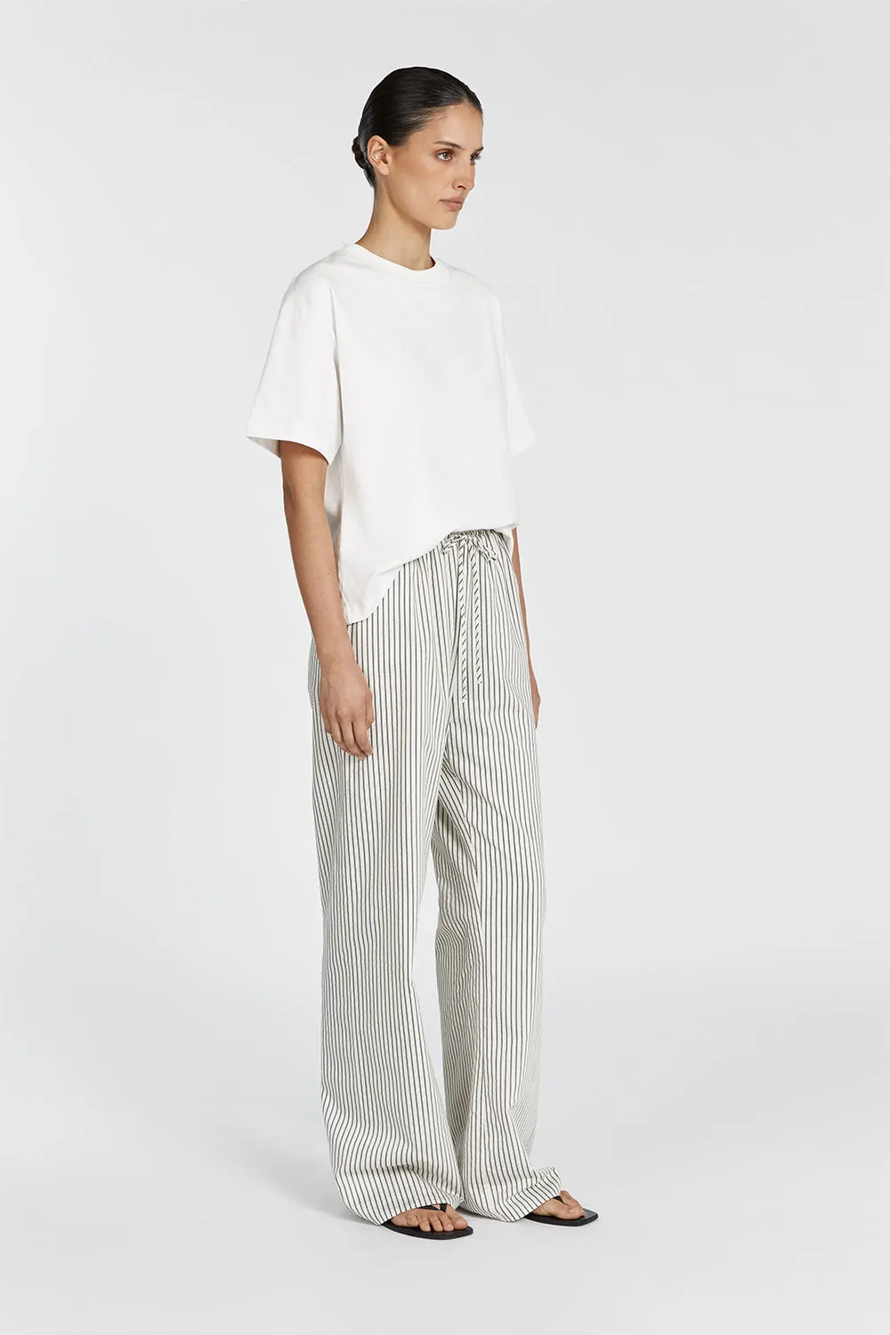 STOCKHOLM STRIPE SILK BLEND PANT sold by Dissh product image thumbnail 4
