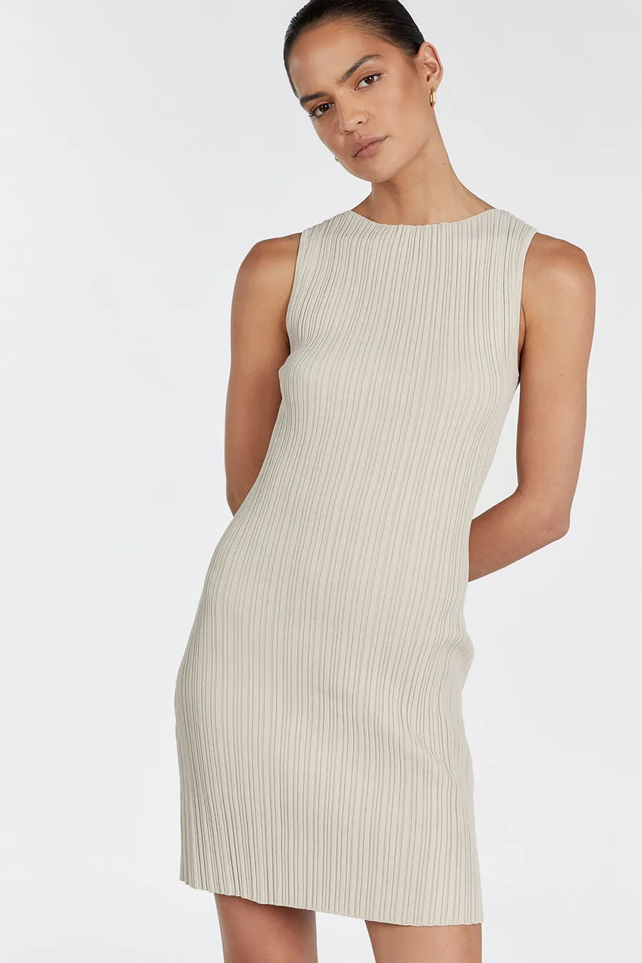 SIENNA STONE KNIT MINI DRESS sold by Dissh product image thumbnail 3