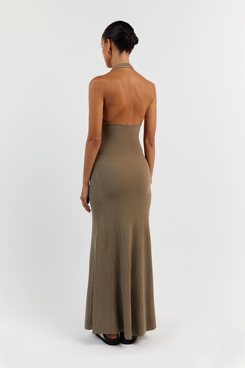 EDDISON MOSS KNIT MIDI DRESS sold by Dissh product image thumbnail 4