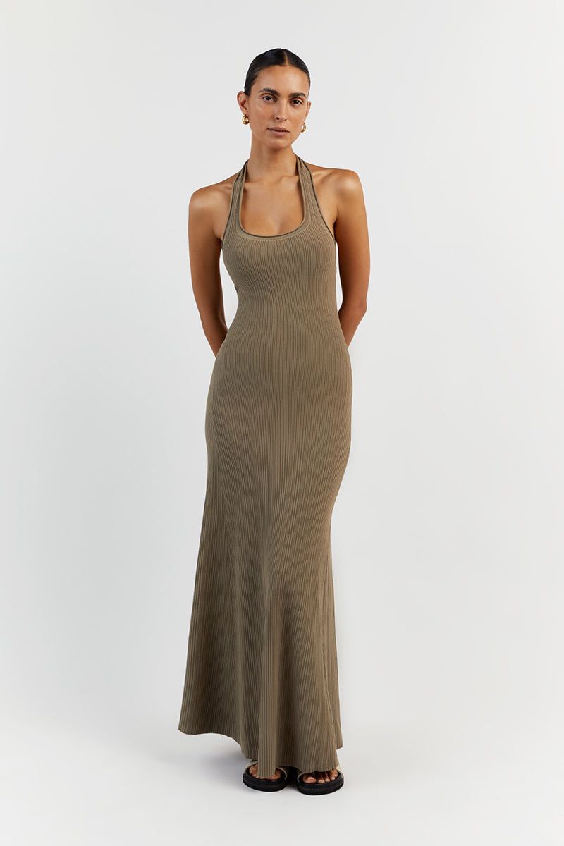 EDDISON MOSS KNIT MIDI DRESS sold by Dissh product image thumbnail 2