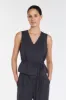 TORI SLATE ASYM TOP sold by Dissh
