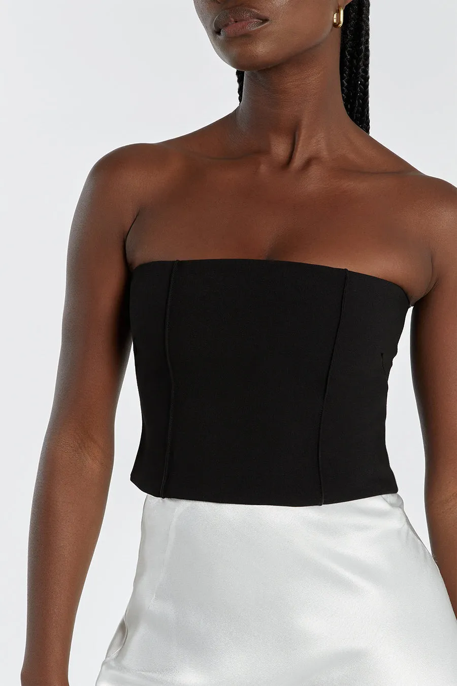 ROWAN BLACK CORSET TOP sold by Dissh product image thumbnail 5