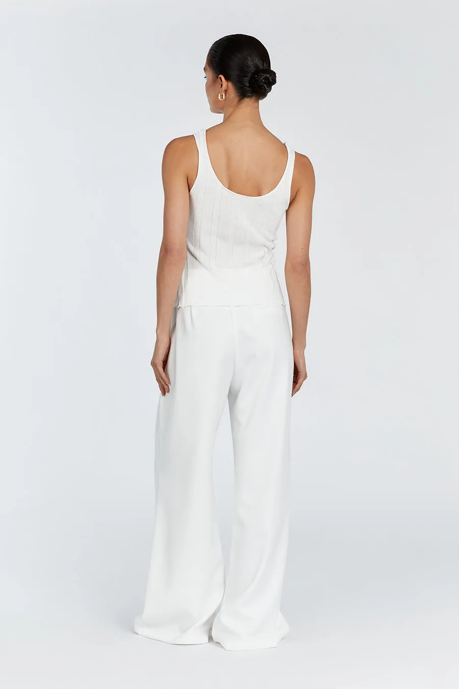 EDEN OFF WHITE SCOOP TANK sold by Dissh product image thumbnail 4