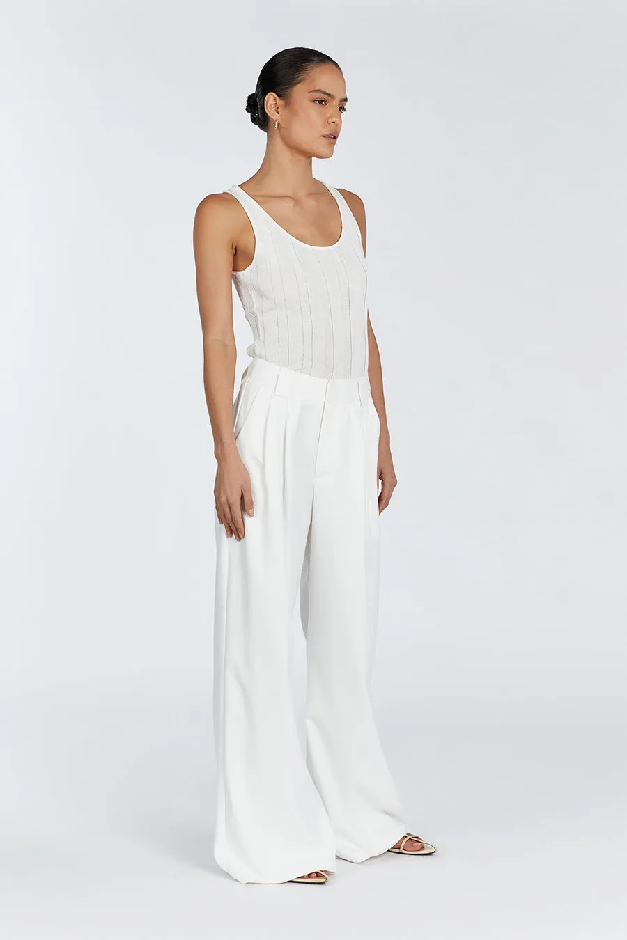 EDEN OFF WHITE SCOOP TANK sold by Dissh product image thumbnail 3