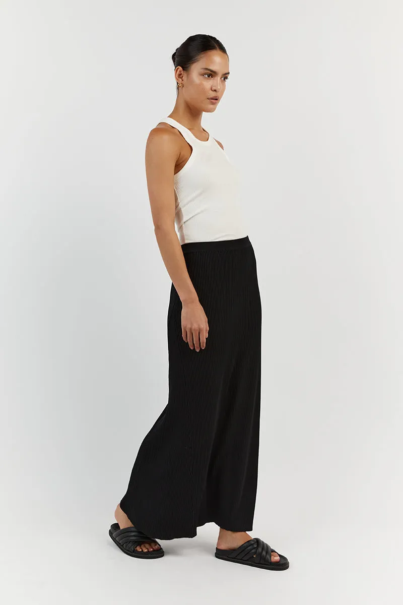 OLYMPIA BLACK MIDI SKIRT sold by Dissh product image thumbnail 3