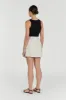 GINGER NATURAL LINEN MINI SKIRT sold by Dissh