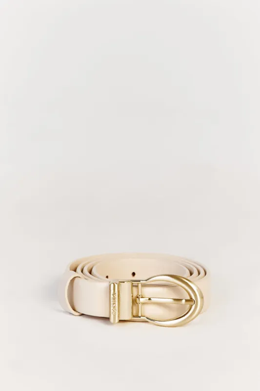 SANCIA THE MISCHA BELT OFF WHITE sold by Dissh