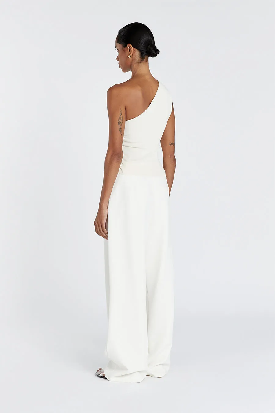 LANE CREAM ASYM KNIT TOP sold by Dissh product image thumbnail 4