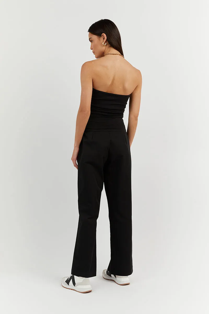 CARRIE BLACK BANDEAU KNIT TOP sold by Dissh product image thumbnail 3