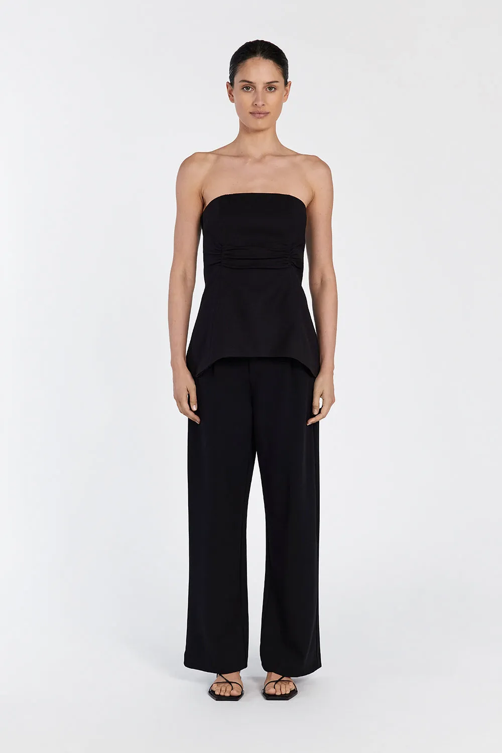 FRANCES BLACK STRAPLESS TOP sold by Dissh product image thumbnail 2