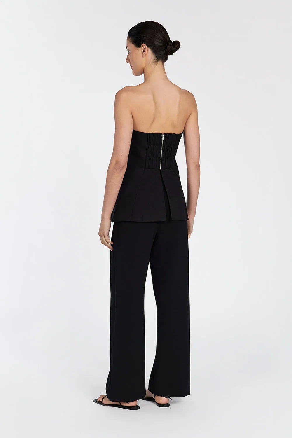 FRANCES BLACK STRAPLESS TOP sold by Dissh product image thumbnail 5