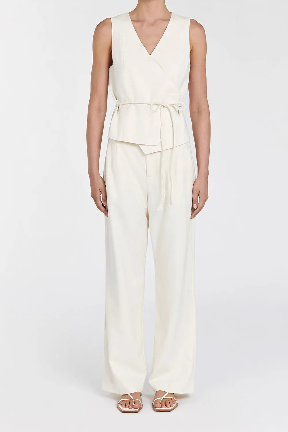 DYLAN CREAM PANT sold by Dissh product image thumbnail 2