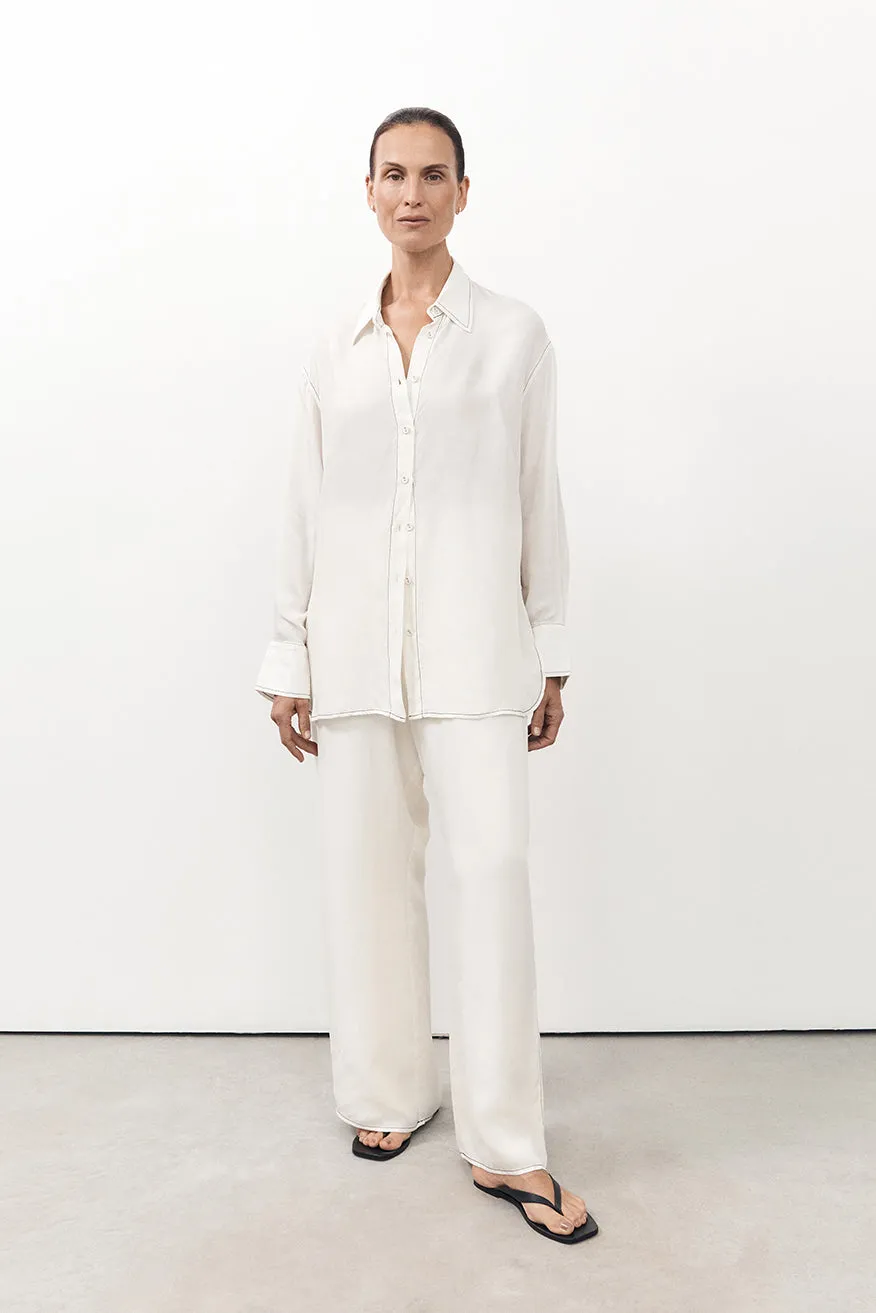 TALI CREAM CURPO PANT sold by Dissh