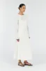 PARKER OFF WHITE LONG SLEEVE DRESS sold by Dissh