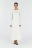 PARKER OFF WHITE LONG SLEEVE DRESS sold by Dissh