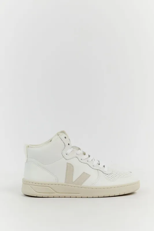 VEJA V-15 LEATHER WHITE NATURAL sold by Dissh