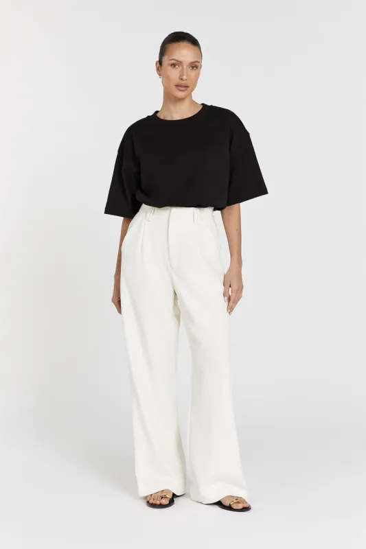 NOAH BLACK SIGNATURE COTTON TEE sold by Dissh