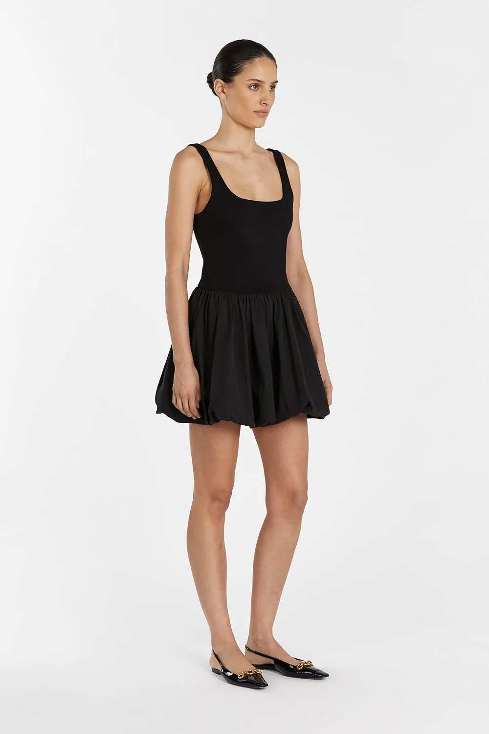 LULA BLACK BUBBLE MINI DRESS sold by Dissh product image thumbnail 3