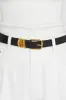GRACIE BLACK LEATHER BELT sold by Dissh