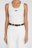 GRACIE BLACK LEATHER BELT sold by Dissh