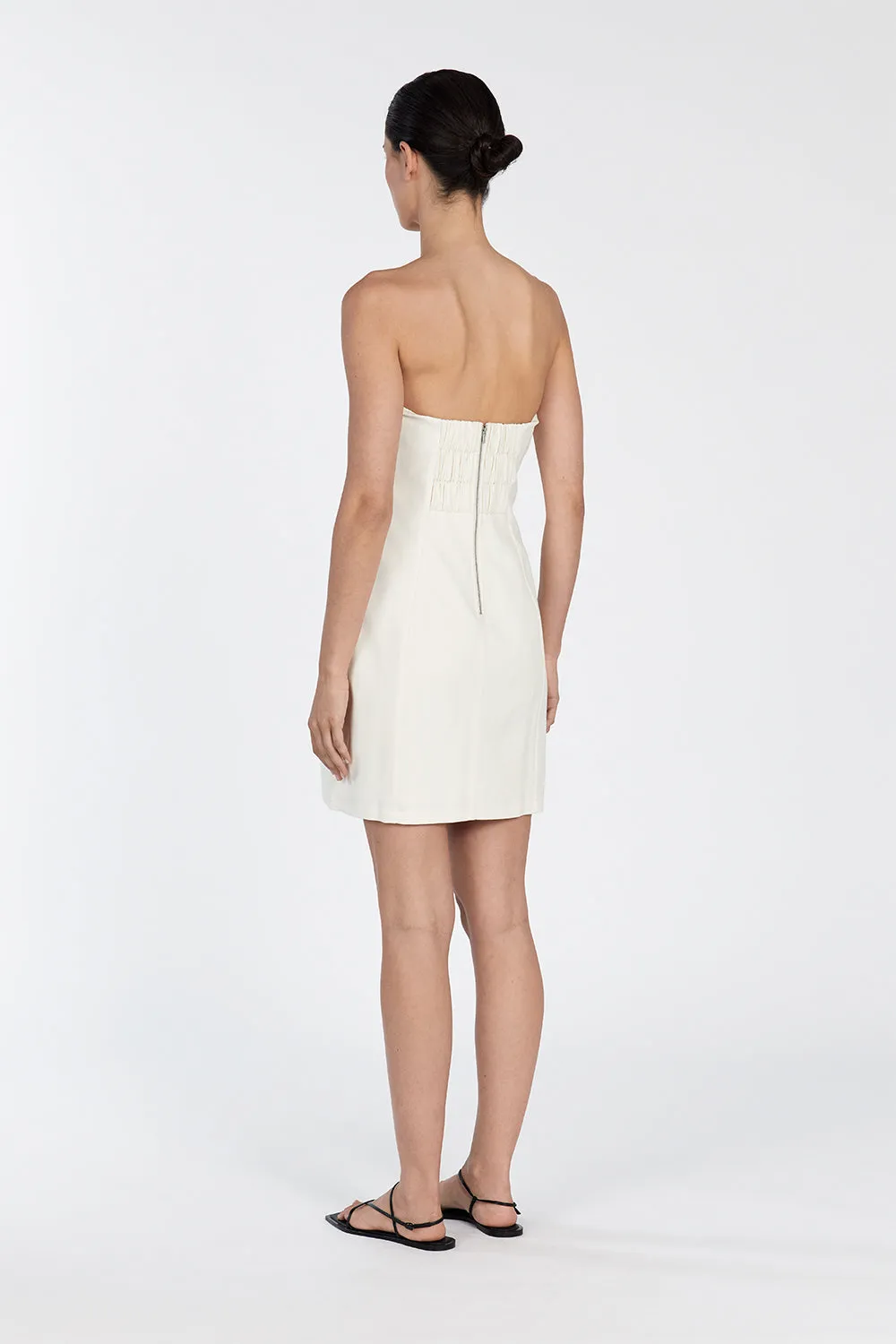 FRANCES CREAM STRAPLESS MINI DRESS sold by Dissh product image thumbnail 4