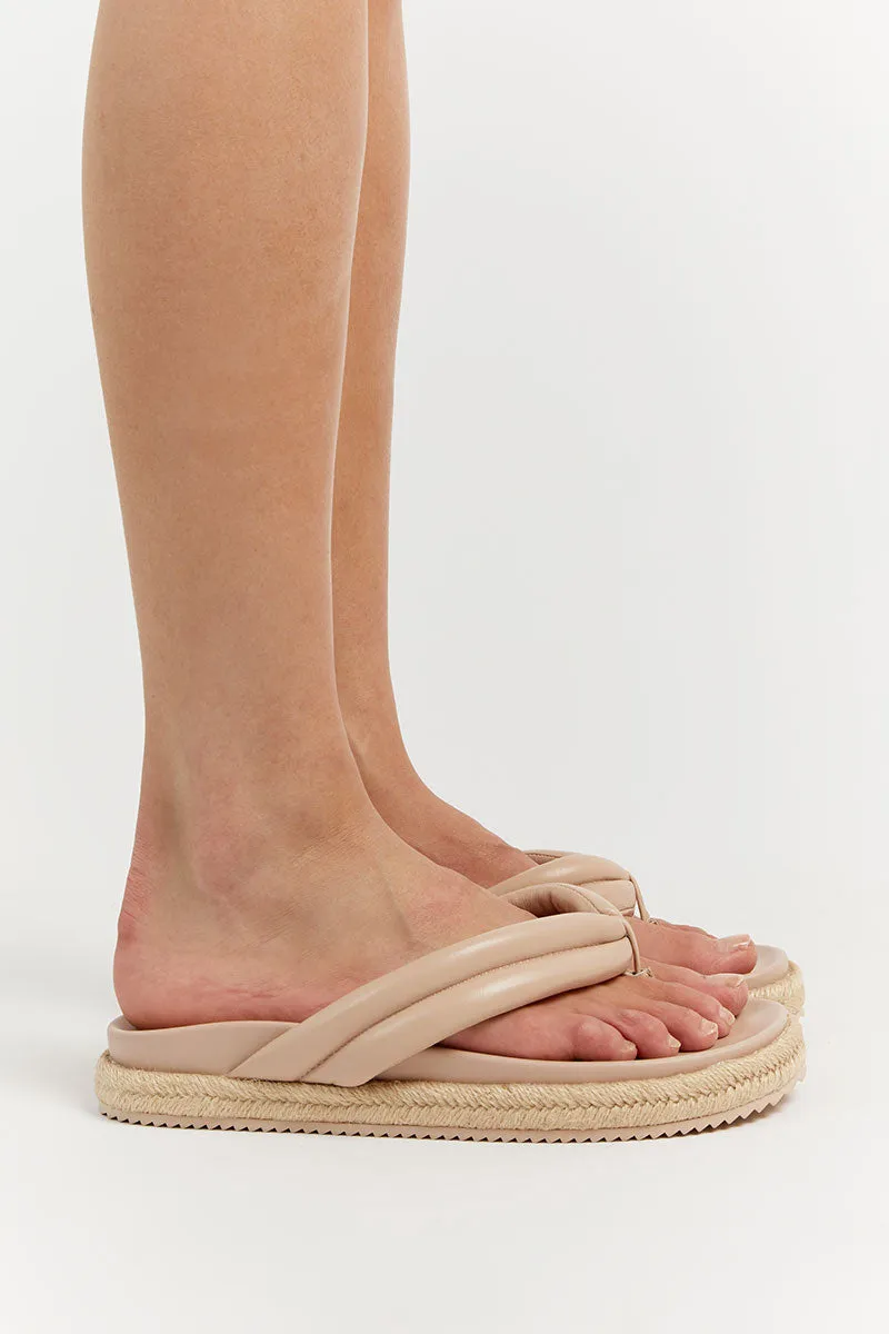 ALIAS MAE LUCY CREAM SANDAL sold by Dissh