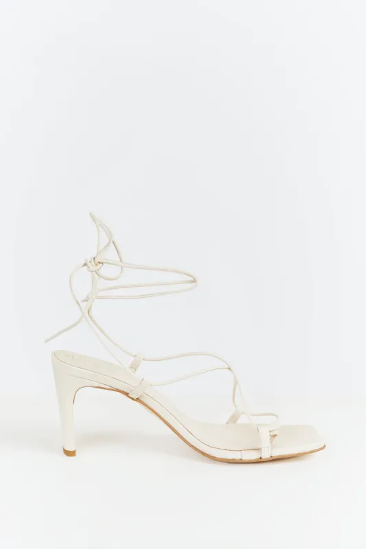ALOHAS BELLINI IVORY HEEL sold by Dissh
