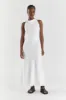 ROSE WHITE LINEN MAXI DRESS sold by Dissh