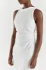 ROSE WHITE LINEN MAXI DRESS sold by Dissh