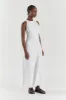 ROSE WHITE LINEN MAXI DRESS sold by Dissh