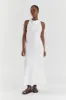ROSE WHITE LINEN MAXI DRESS sold by Dissh