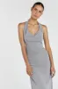 ALICE DOVE COWL NECK HALTER MIDI DRESS sold by Dissh
