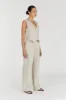 NORAH NATURAL LINEN PANT sold by Dissh