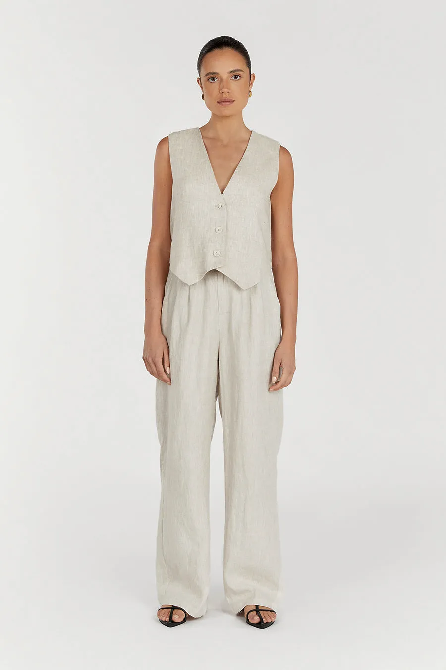 NORAH NATURAL LINEN PANT sold by Dissh product image thumbnail 2
