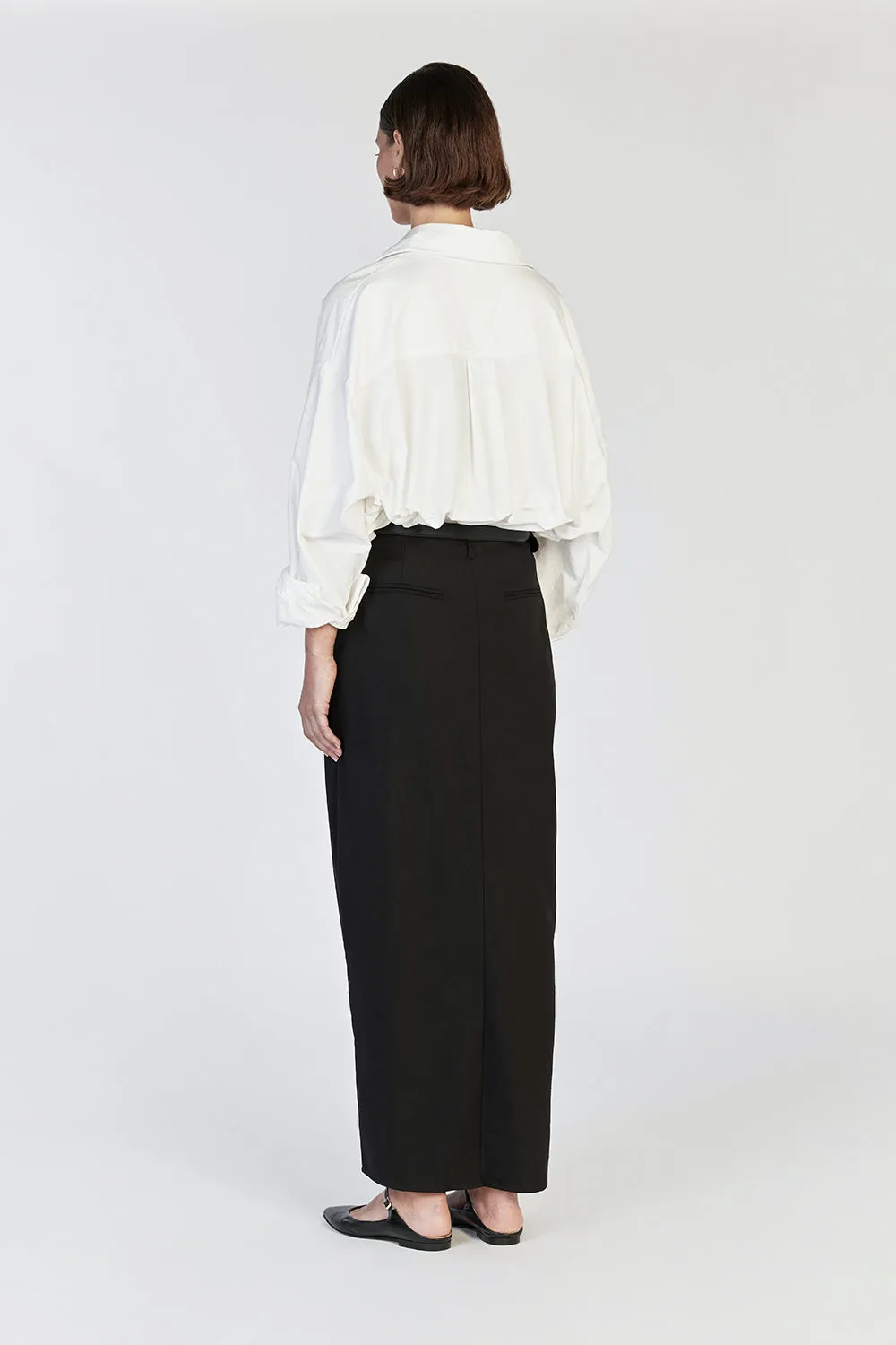 DREW BLACK FRONT MIDI SKIRT sold by Dissh product image thumbnail 4