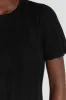 EDEN BLACK SHORT SLEEVE MAXI DRESS sold by Dissh