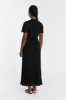 EDEN BLACK SHORT SLEEVE MAXI DRESS sold by Dissh