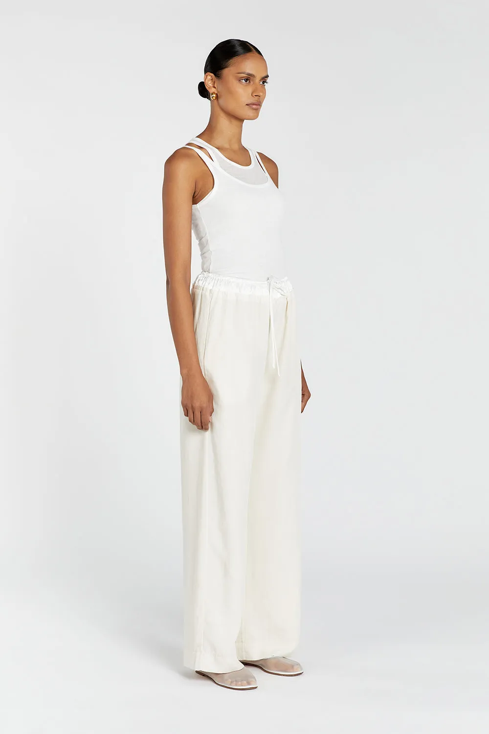 HARVEY CREAM SPLICED PANT sold by Dissh product image thumbnail 4